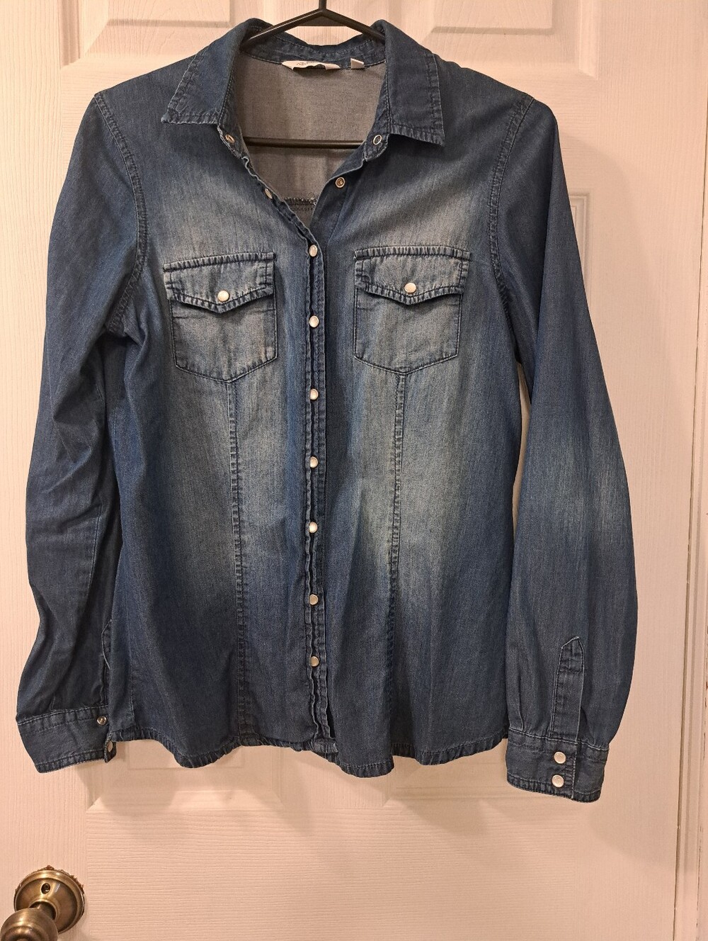 Reitmans Blue Denim Shirt
